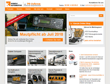 Tablet Screenshot of kienzle.de